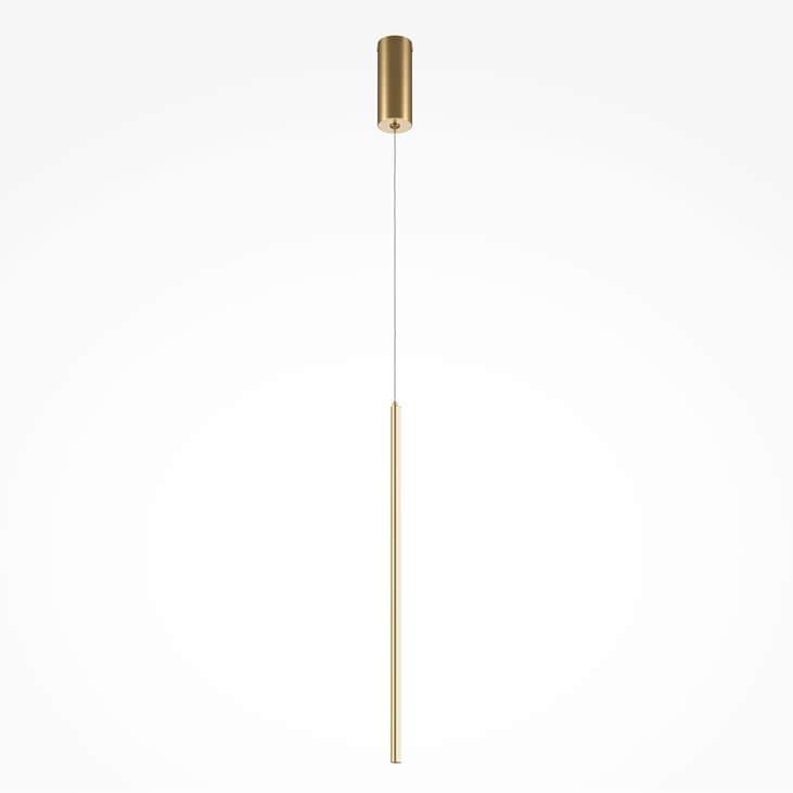 Gabinetowa lampa wisząca Halo MOD246PL-L12BSK Maytoni LED 11W 4000K tuba mosiądz