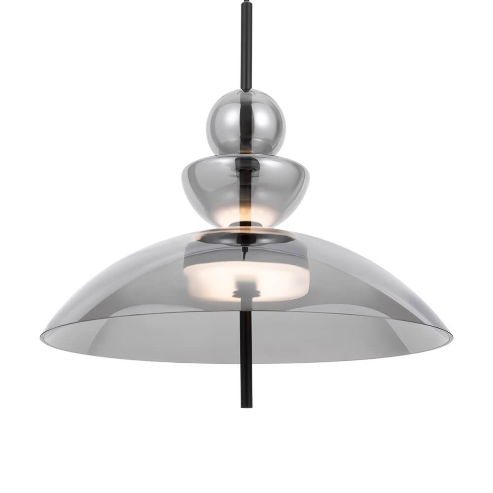 Salonowa lampa wisząca Bangkok MOD185PL-L6B3K6 Maytoni LED 12W 3000K czarny przydymiony
