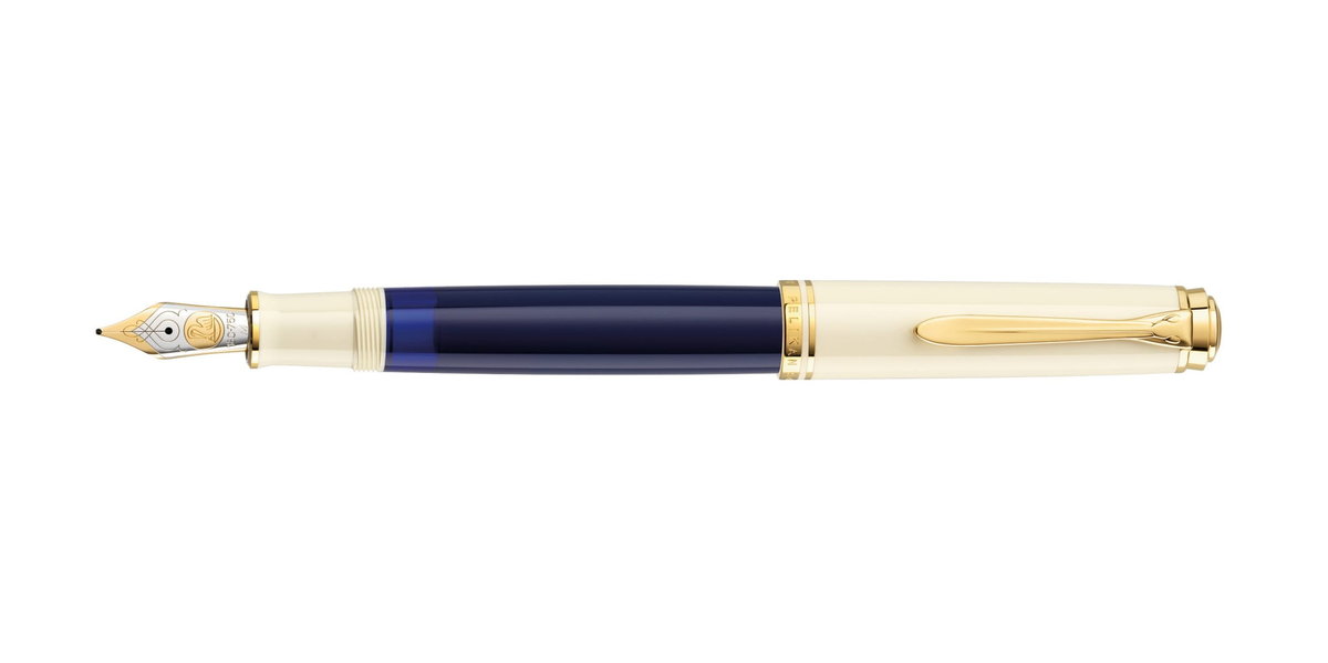 Pióro Wieczne Pelikan Souveran M800 Cream Blue F