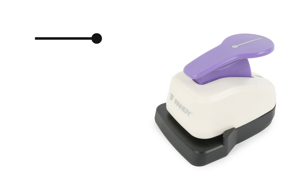 Dziurkacz ozdobny SCRAPBOOKING; element o wielkości 25mm., ZAWIESZKA DO ŁAŃCUSZKA LP-10C