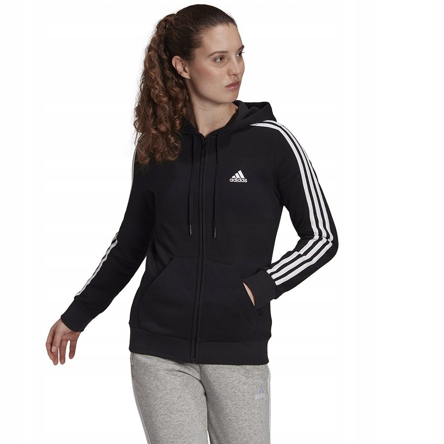 Bluza adidas 3 Stripes FL Full-Zip Hoodie GM5567 c