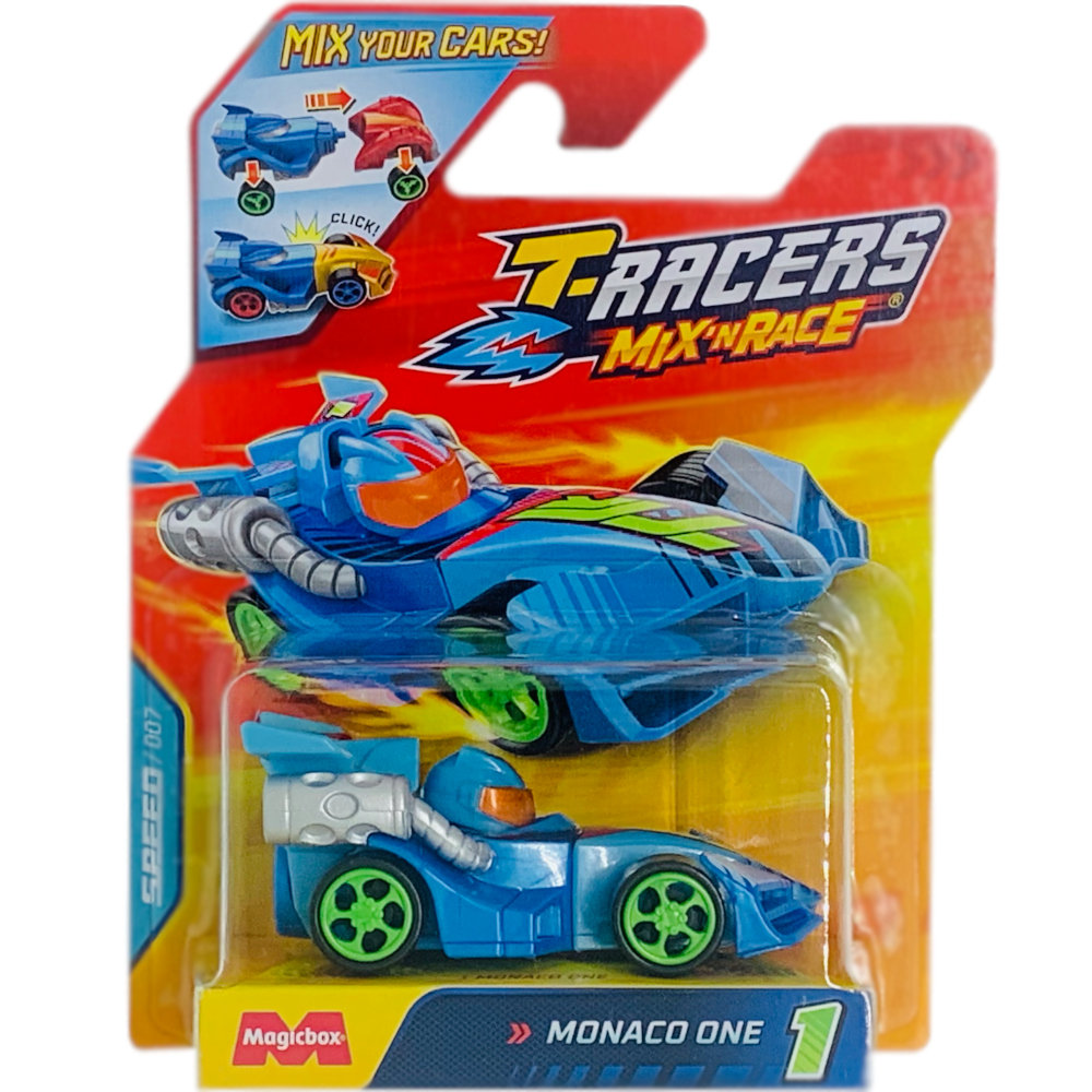 T-RACERS 2.0 MIX 'N RACE MAGIC BOX SPEED 007 SAMOCHÓD POJAZD MONACO ONE 1