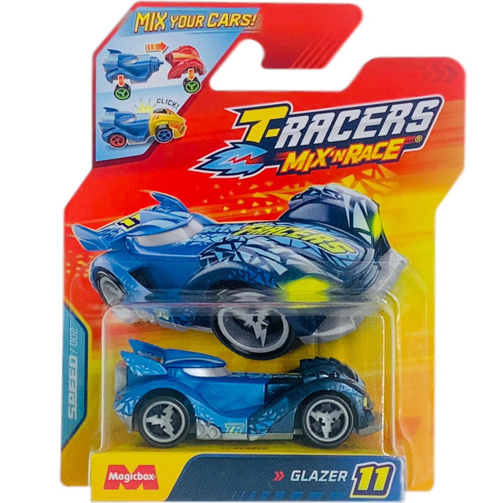 T-RACERS 2.0 MIX 'N RACE MAGIC BOX SPEED 002 SAMOCHODZIK POJAZD GLAZER 11