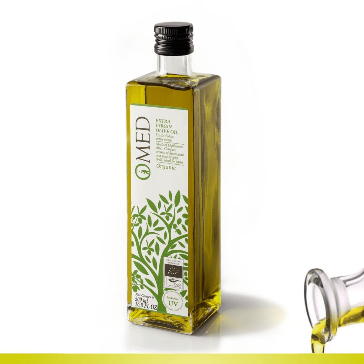 Oliwa Hojiblanca Organic Extra Virgin EVOO O-MED Butelka UV 500 ml