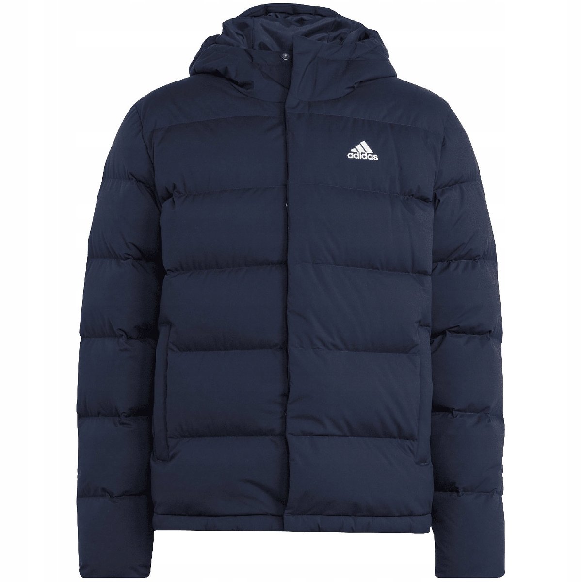 Kurtka męska adidas Helionic Hooded Down granatowa HG8750 XL