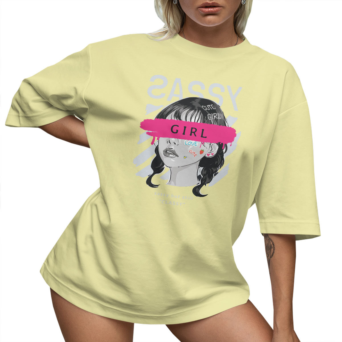 T-SHIRT OVERSIZE LUŹNA KOSZULKA NAPIS BASIC XXL SUKIENKA JAKOŚĆ