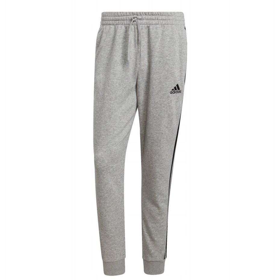 Spodnie męskie adidas Essentials Fleece szare GK8824-M