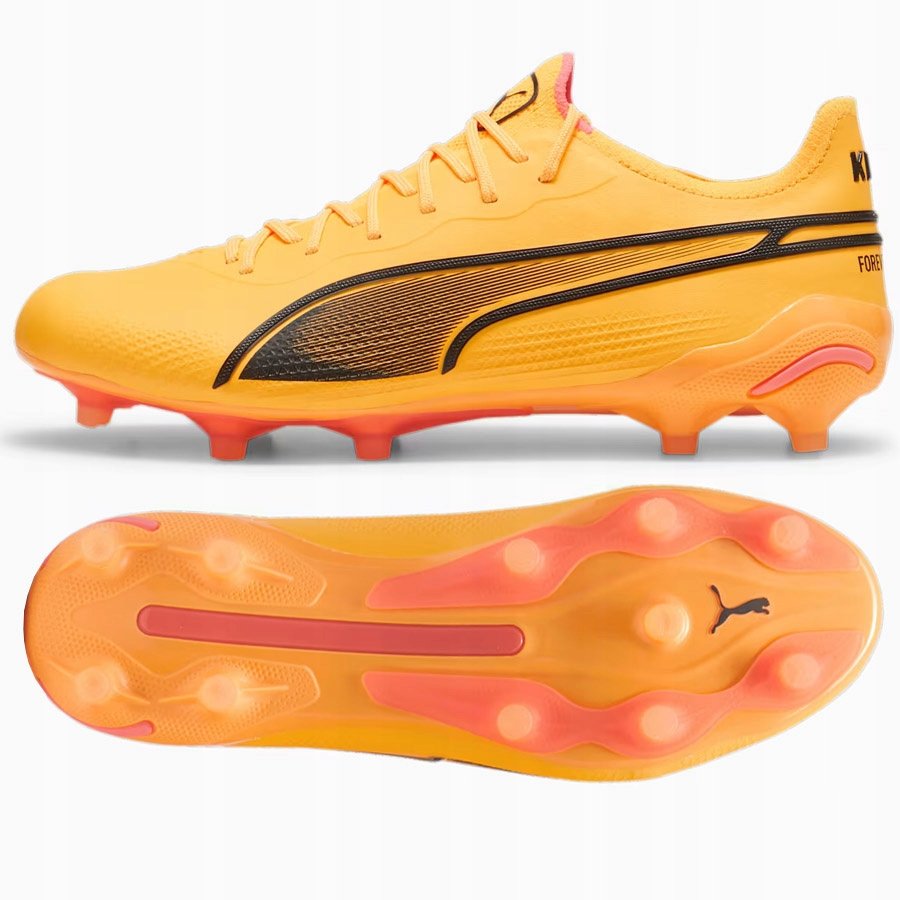 Buty Puma KING Ultimate FG/AG 107563-08 pomarańczowy 46