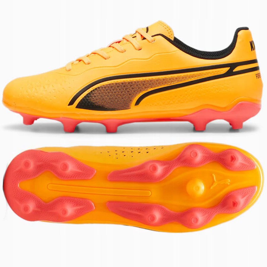 Buty Puma KING Match Jr FG/AG 107573-05 pomarańczowy 37 1/2