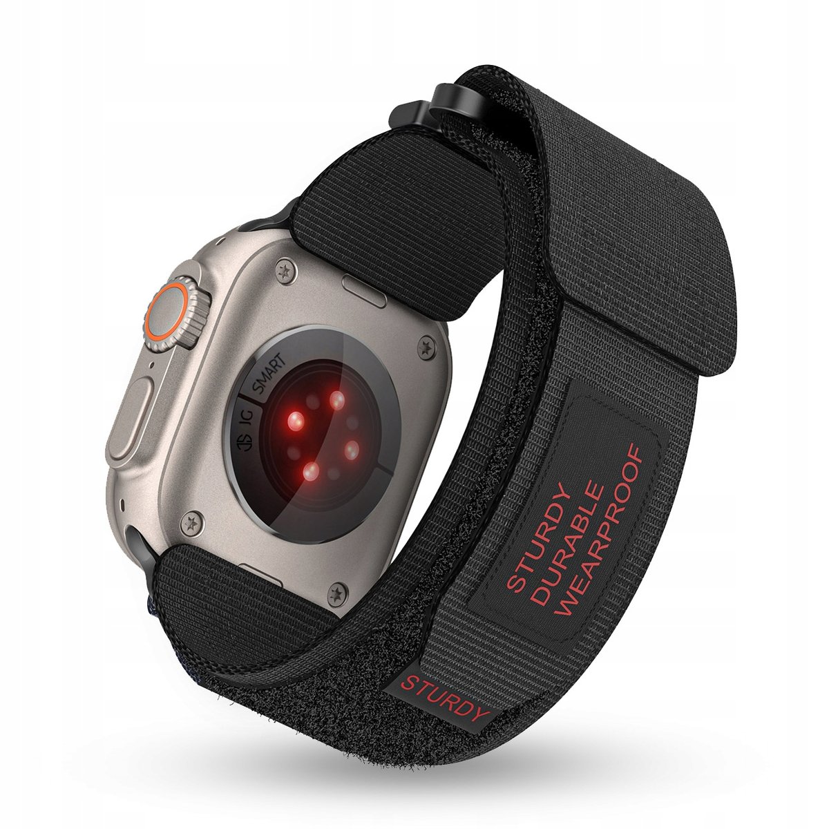 PASEK NYLONOWY do APPLE WATCH 2 3 4 5 6 7 8 9 SE ULTRA 42mm 44mm 45mm 49mm