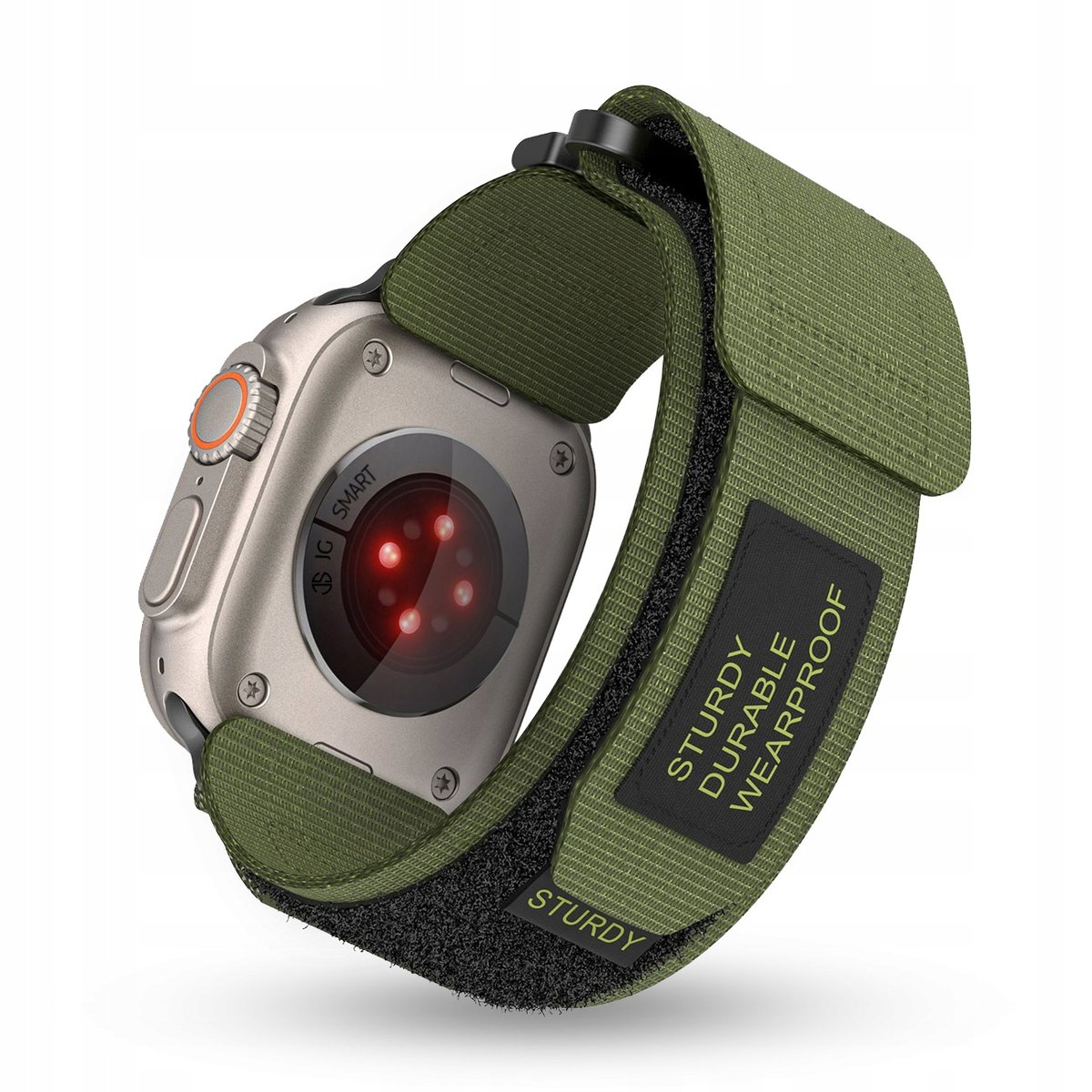 PASEK NYLONOWY do APPLE WATCH 2 3 4 5 6 7 8 9 SE ULTRA 42mm 44mm 45mm 49mm