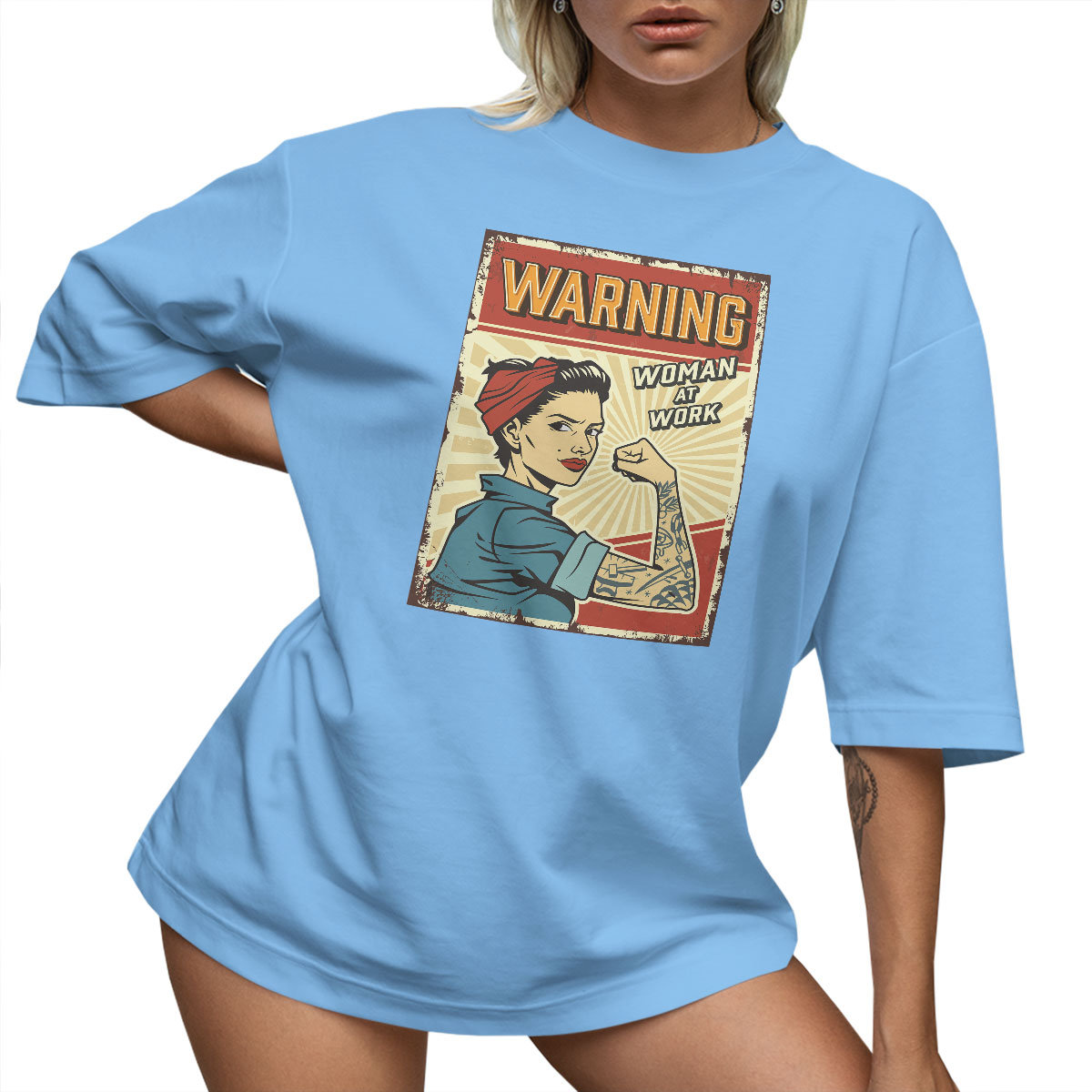 T-SHIRT OVERSIZE LUŹNA KOSZULKA KRÓTKA PIN UP XL SUKIENKA JAKOŚĆ