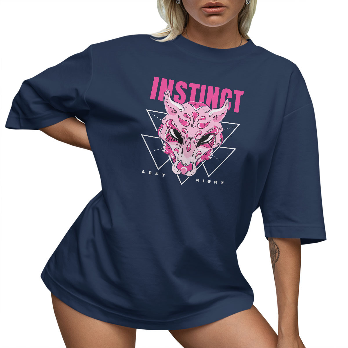 T-SHIRT OVERSIZE LUŹNA KOSZULKA NAPIS BAWEŁNA M SUKIENKA JAKOŚĆ