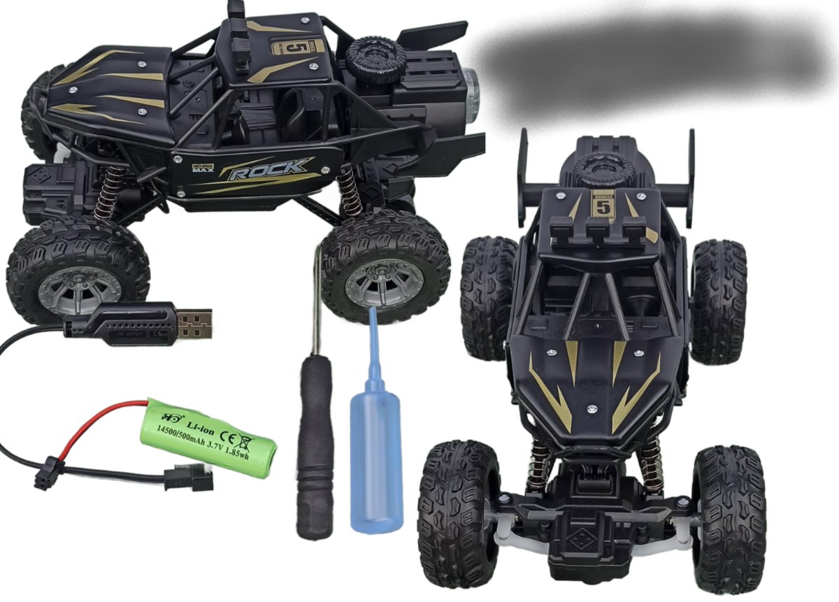 Samochód Zdalnie Sterowany METAL BLACK generator pary DYMIĄCY DYMI autko auto czarny 19x13x13