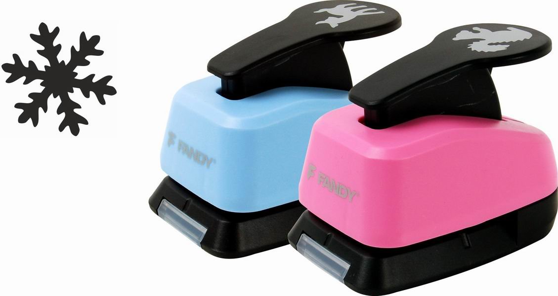 Dziurkacz ozdobny SCRAPBOOKING; element o wielkości 25mm - ŚNIEŻYNKA 059