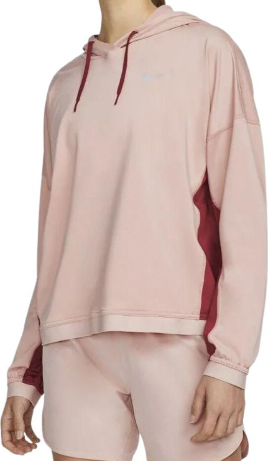 Bluza damska Nike Therma-Fit Pacer Hoodie różowa DD6440 601-L