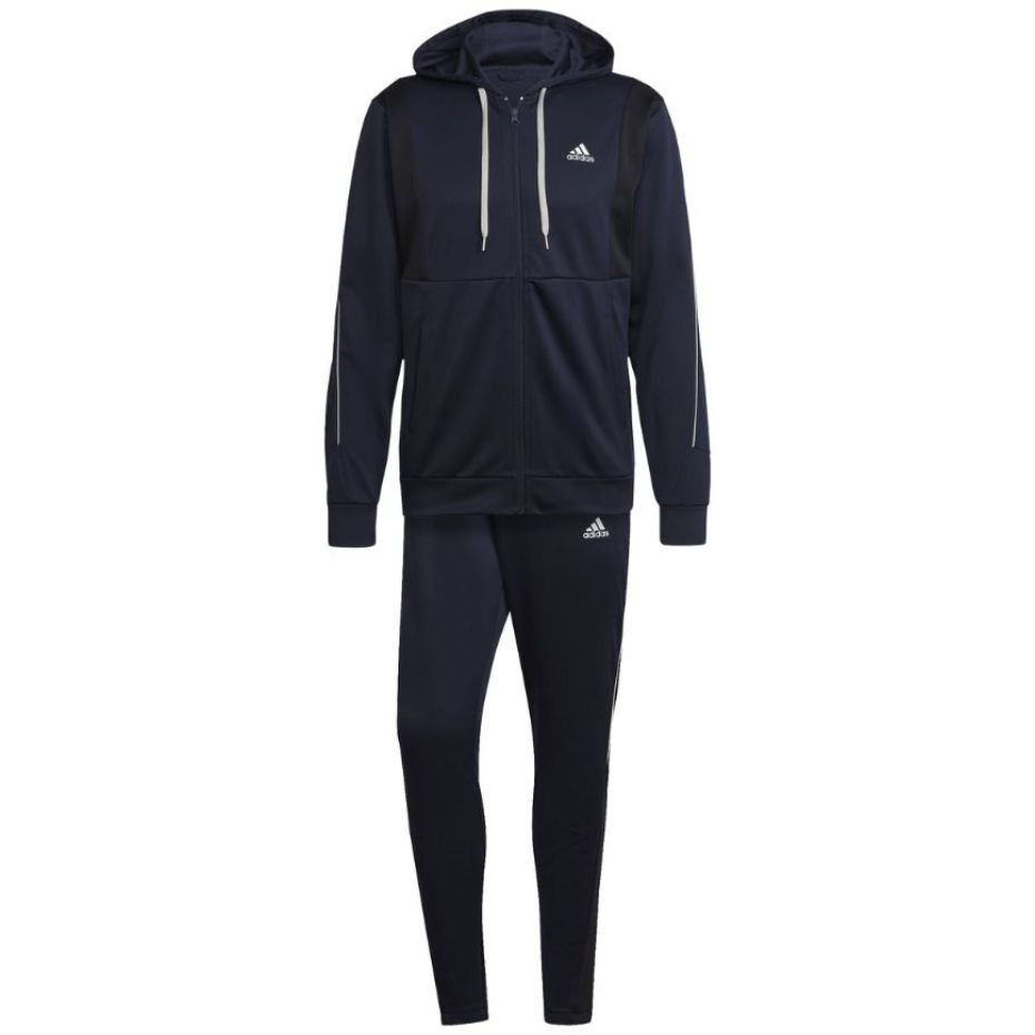 Dres męski adidas Ribbed Aeroready granatowy HI5398 M