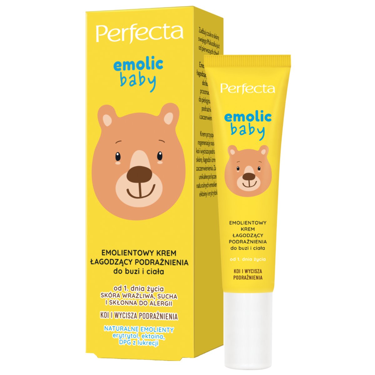 Perfecta Emolic Baby Emolientowy krem ��agodz��cy podra��nienia do buzi i cia��a