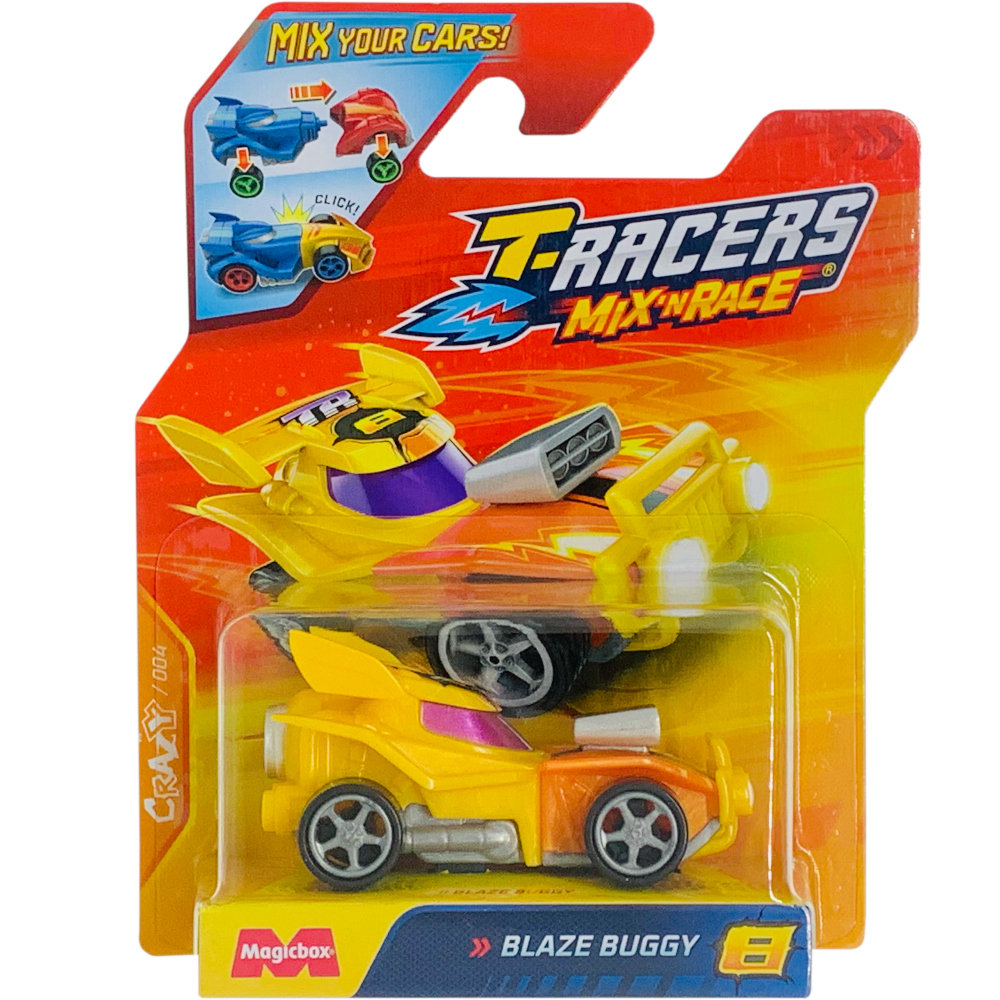 T-RACERS 2.0 MIX 'N RACE MAGIC BOX CRAZY 004 SAMOCHÓD POJAZD BLAZE BUGGY 8