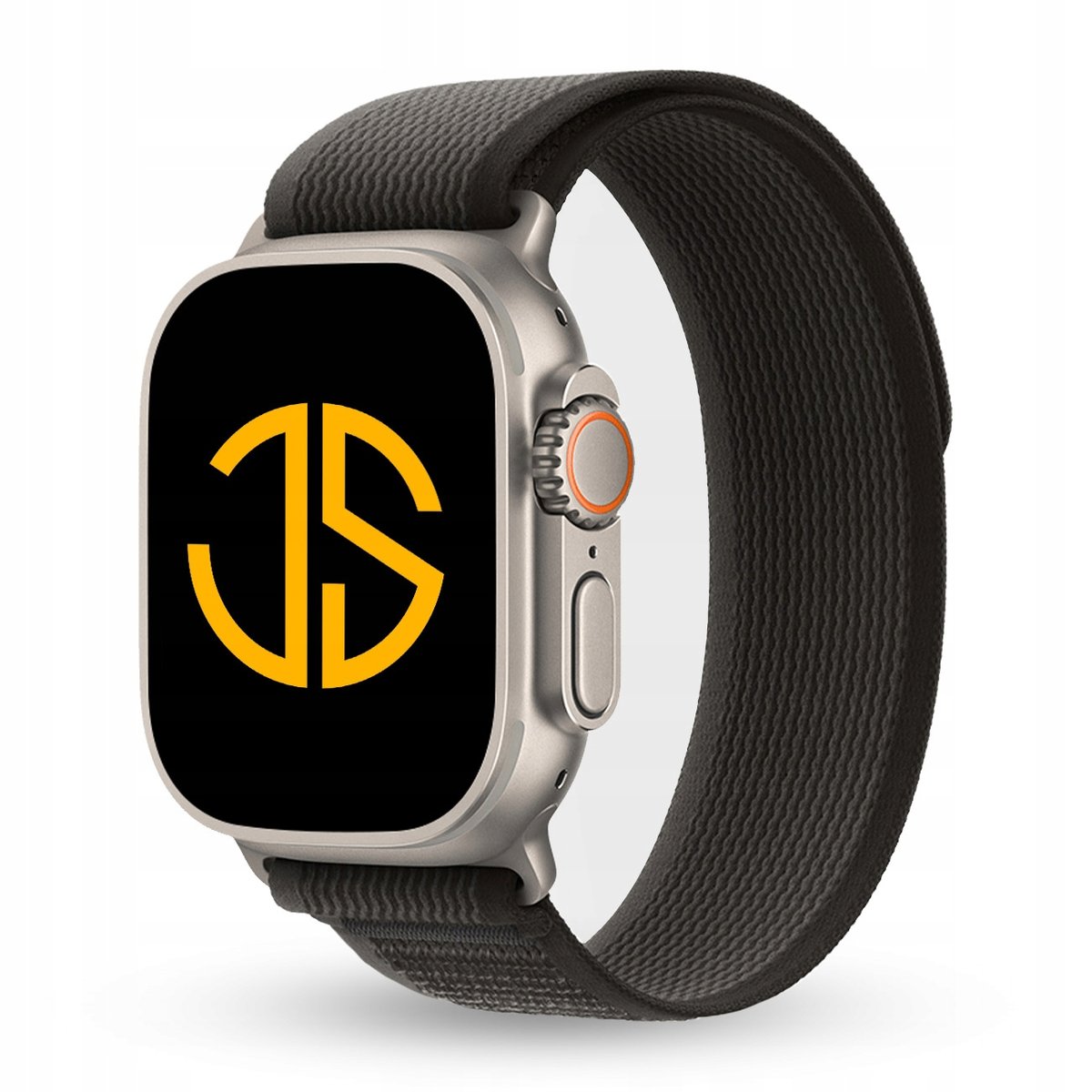 PASEK APPLE 049 - CZARNO-SZARY - IW023