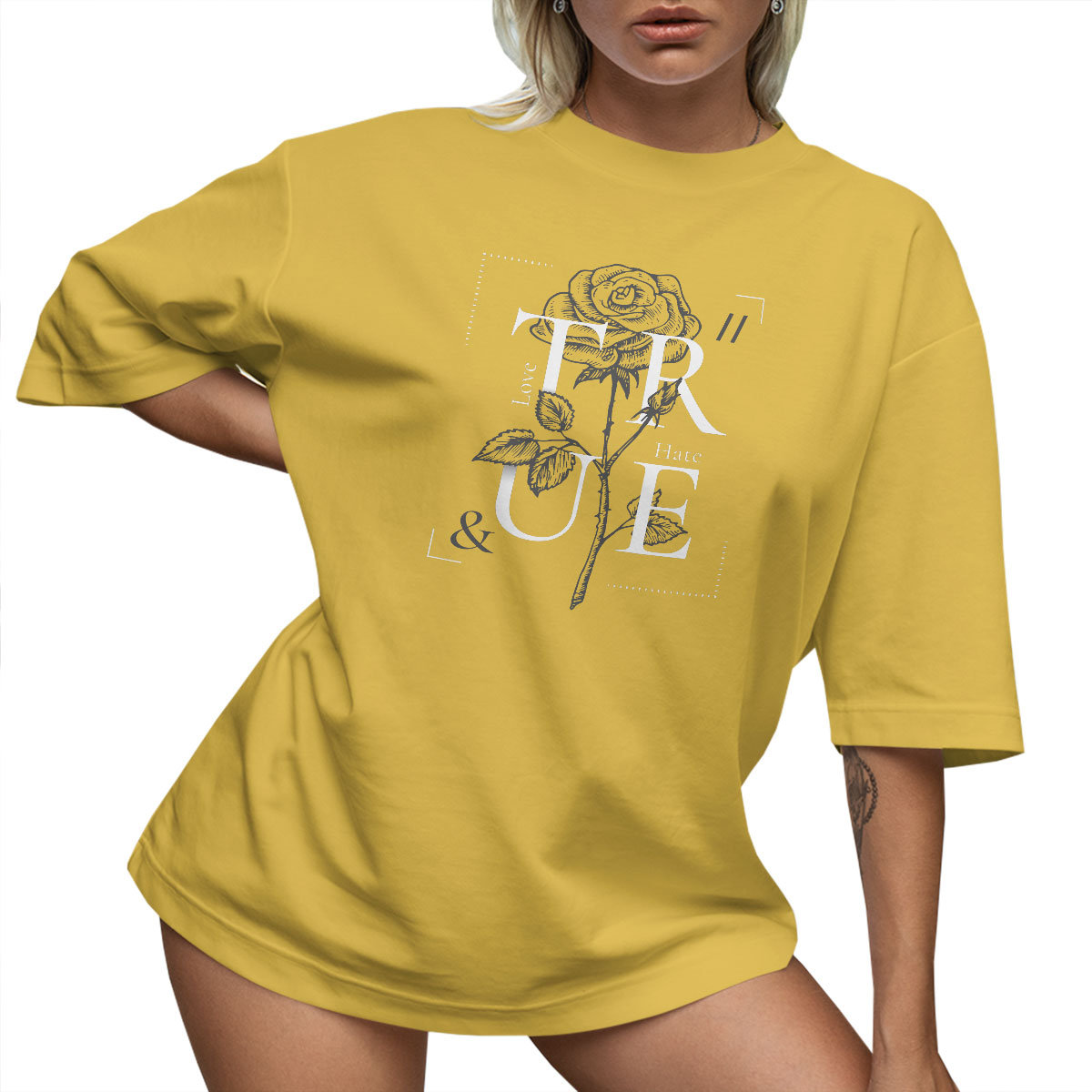 T-SHIRT OVERSIZE LUŹNA KOSZULKA RÓŻA BASIC M SUKIENKA JAKOŚĆ