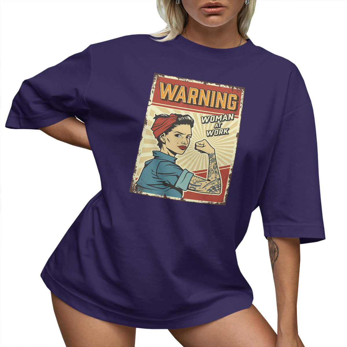 T-SHIRT OVERSIZE LUŹNA KOSZULKA KRÓTKA PIN UP XL SUKIENKA JAKOŚĆ