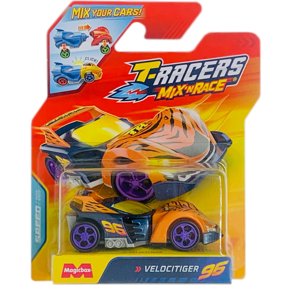 T-RACERS 2.0 MIX 'N RACE MAGIC BOX SPEED 005 AUTO POJAZD VELOCITIGER 96