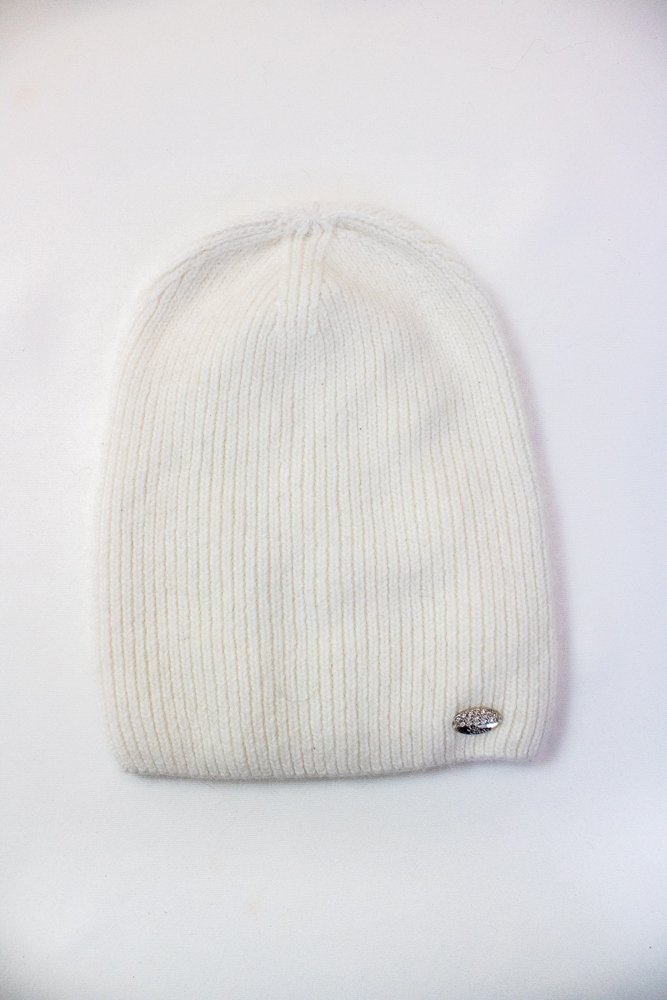 Zimowa czapka włochata Biała 1