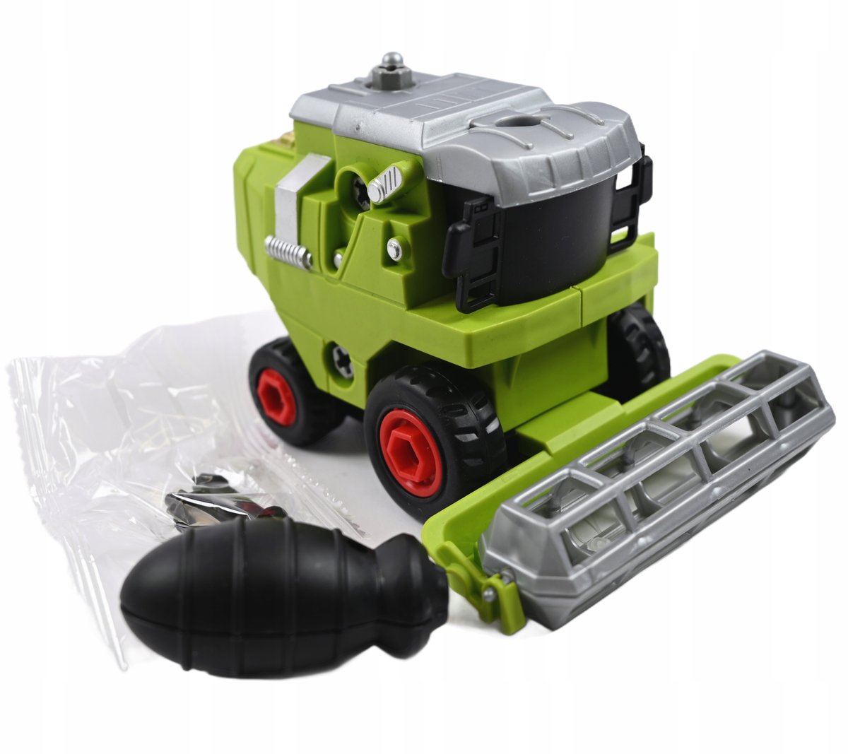 ZIELONE AUTO DO ROZKRĘCANIA SKRĘCANIA KOMBAJN SPYCHACZ TRAKTOR RÓŻNE WZORY
