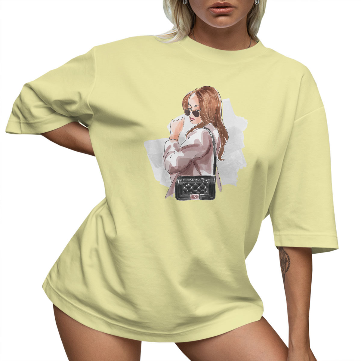 T-SHIRT OVERSIZE LUŹNA KOSZULKA DZIEWCZYNA XL SUKIENKA JAKOŚĆ