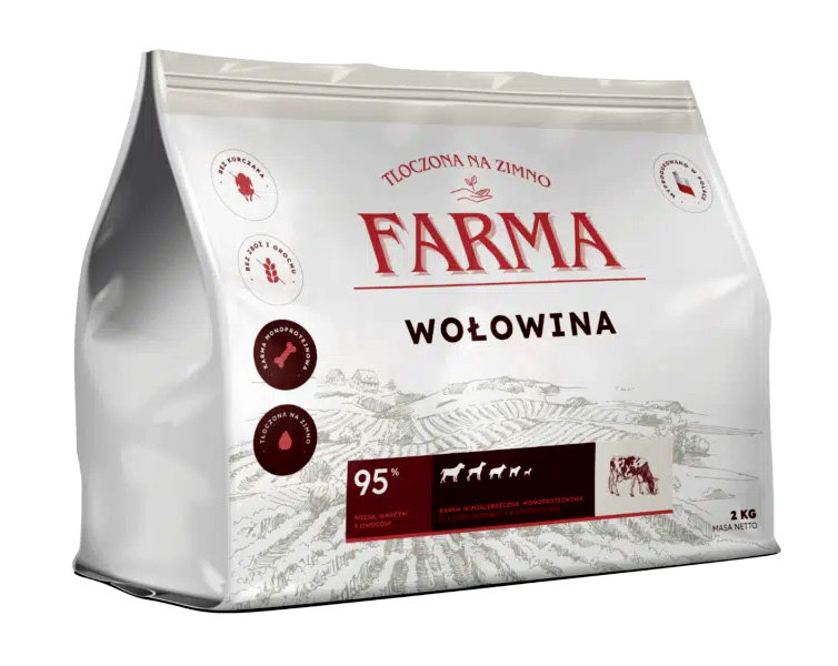 Farma Adult wołowina tłoczona na zimno 2kg
