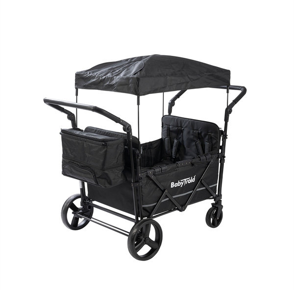 BabyTrold Fun Wózek do żłobka 4 osobowy wagon 2023 black