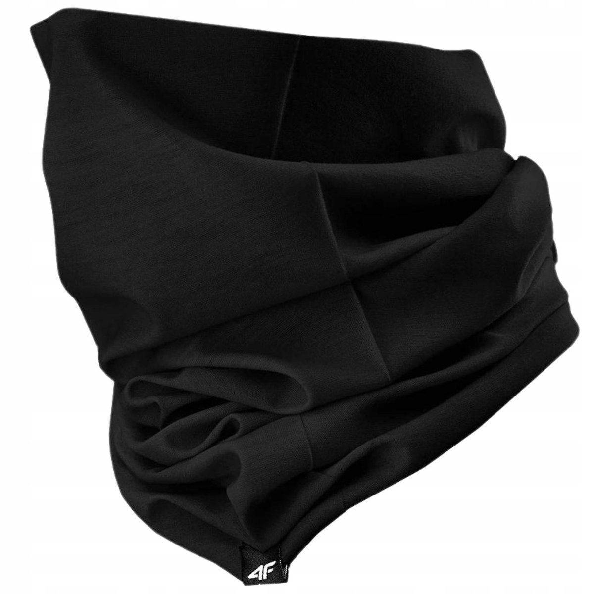 4F komin husta czarna wielofunkcyjna bandana apaszka uniwersalna