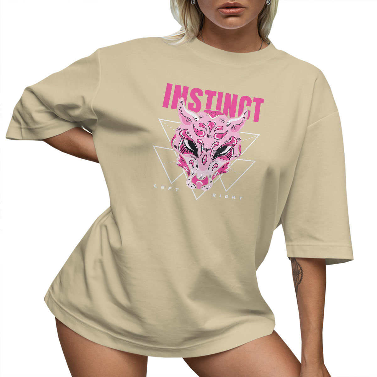 T-SHIRT OVERSIZE LUŹNA KOSZULKA NAPIS BAWEŁNA S SUKIENKA JAKOŚĆ