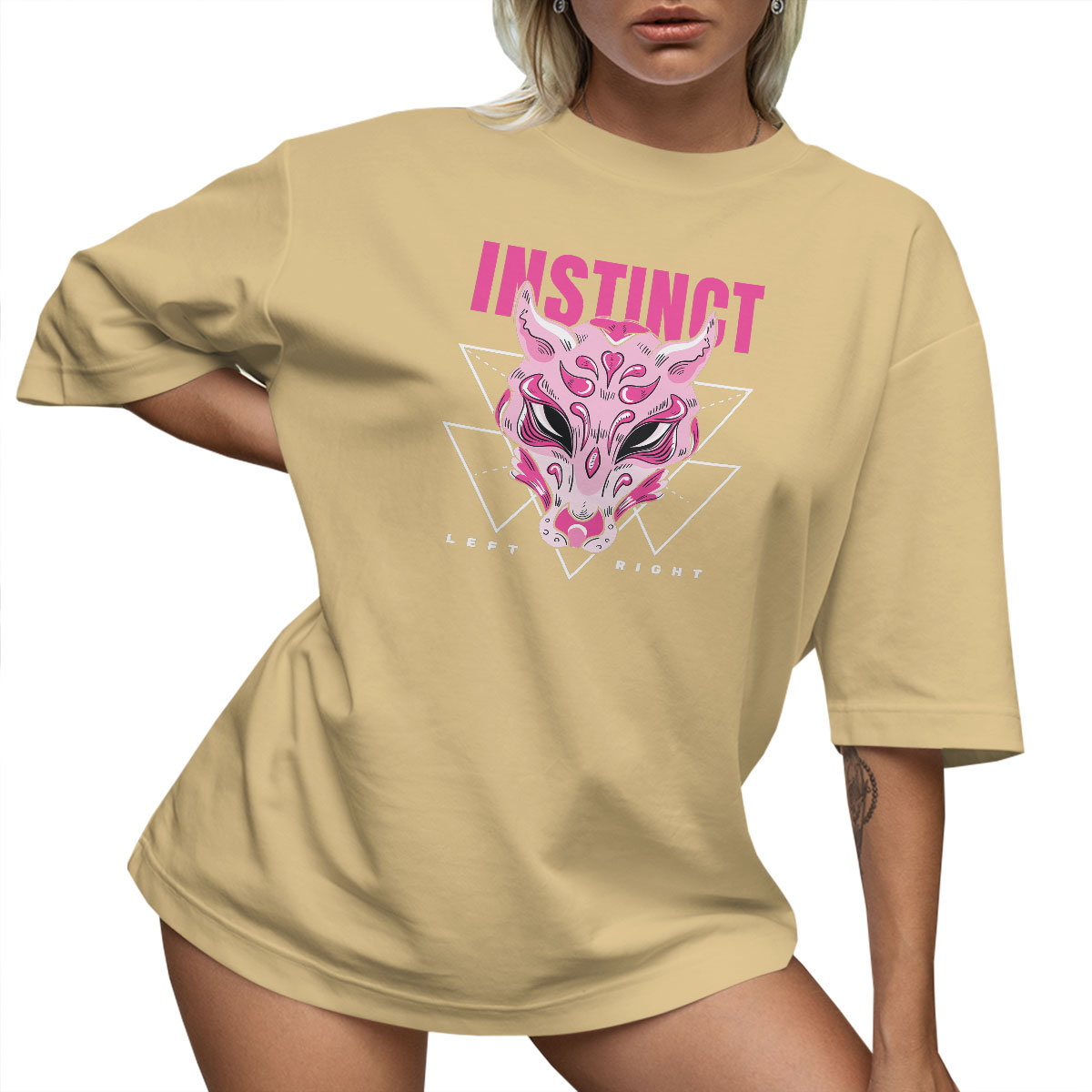 T-SHIRT OVERSIZE LUŹNA KOSZULKA NAPIS BAWEŁNA XXL SUKIENKA JAKOŚĆ