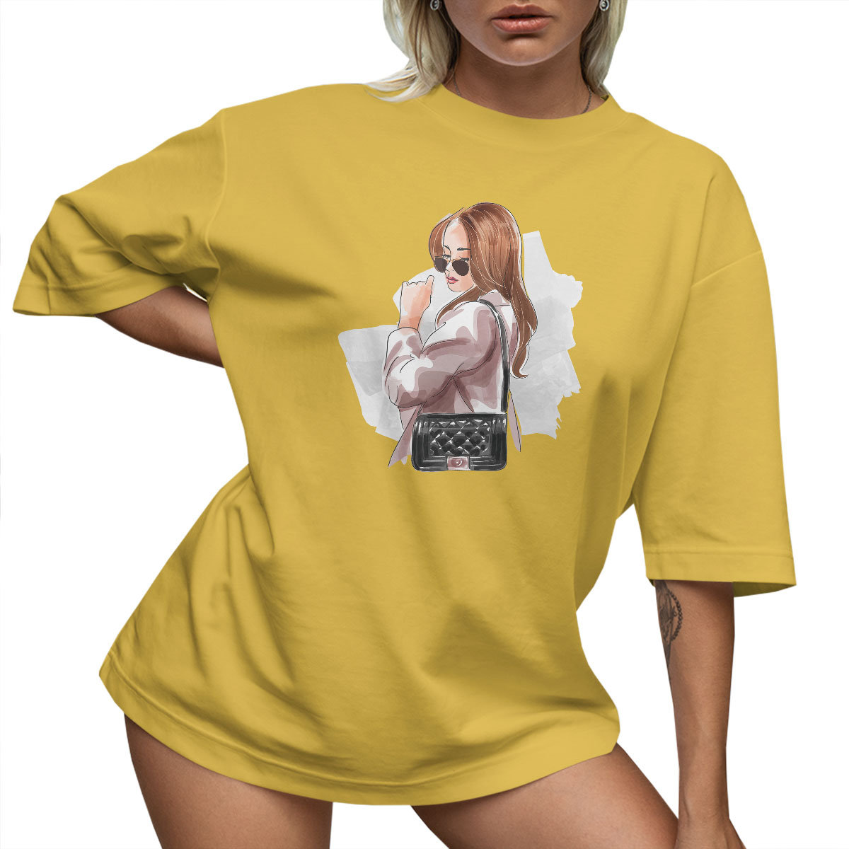 T-SHIRT OVERSIZE LUŹNA KOSZULKA DZIEWCZYNA XXL SUKIENKA JAKOŚĆ