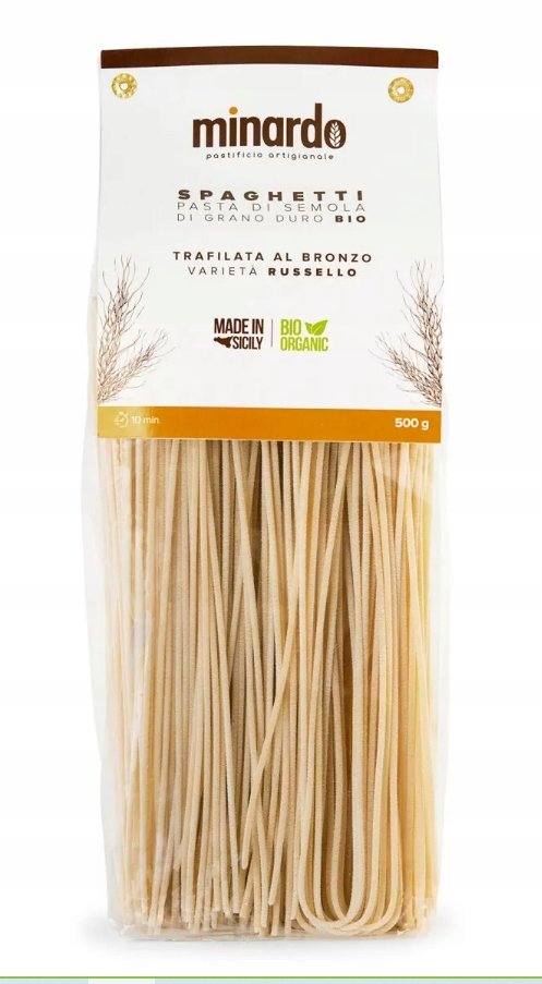 Makaron z antycznej pszenicy BIO Sycylia SPAGHETTI 500g/Minardo