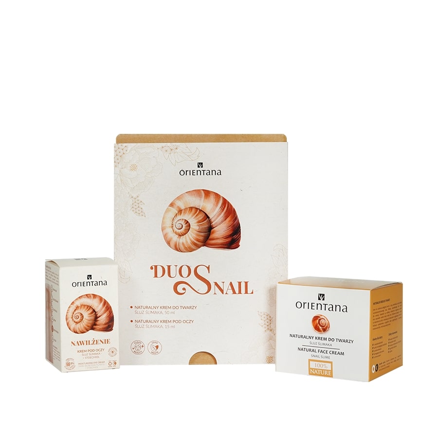 Orientana Duo Snail Krem do twarzy + Krem pod oczy