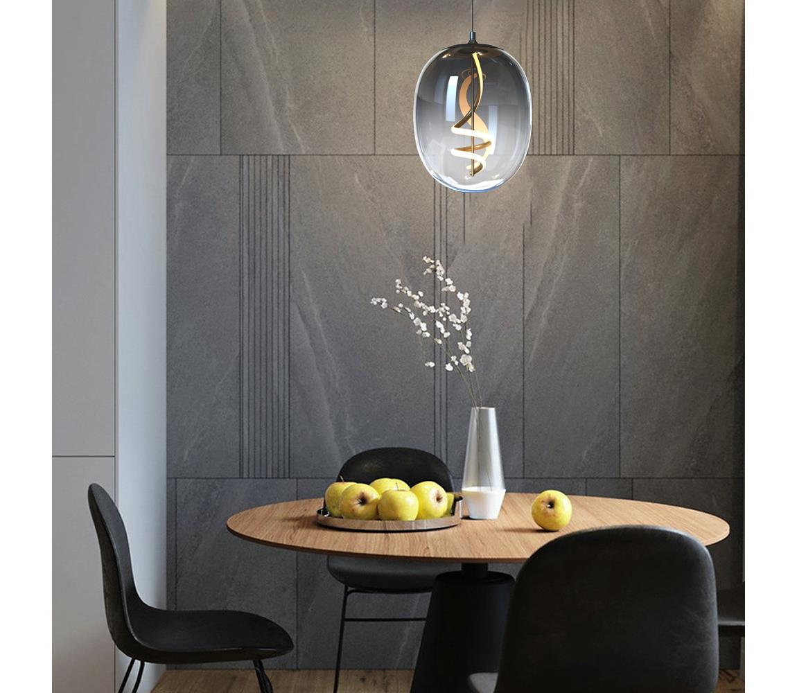 ONLI - LED Żyrandol na lince LILLY LED/12W/230V 4000K czarny