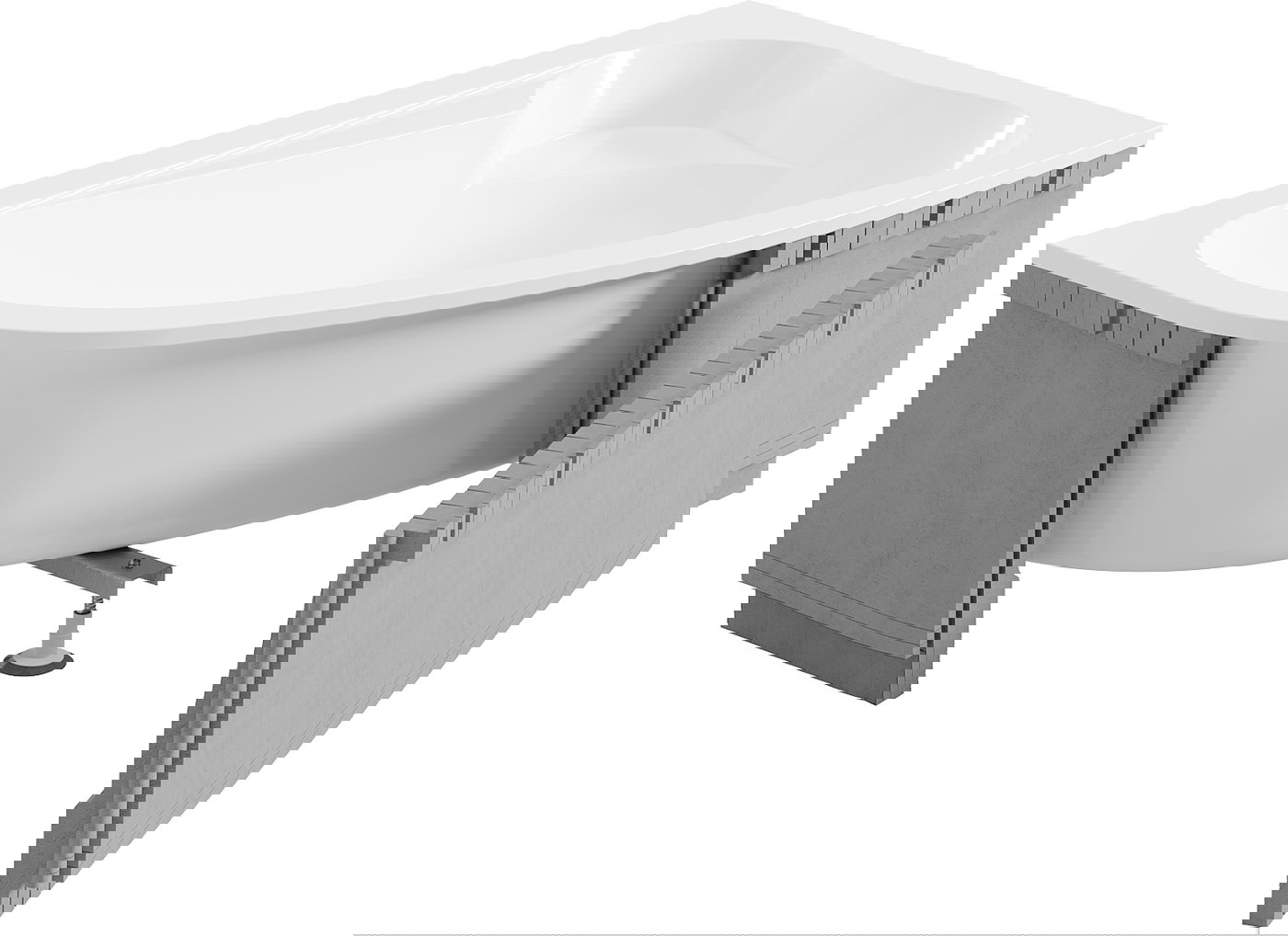 Mexen X-ST obudowa styropianowa LED do wanny narożnej 240 cm, biała - 55022-01