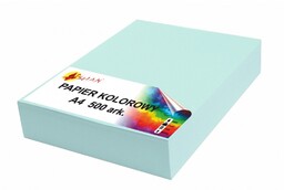 Papier kolorowy A4 80g lazurowy 3628-100 3628-500, Ilość arkuszy: 500 arkuszy