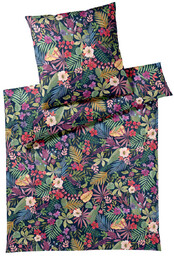 Elegante Pościel satynowa Rise Dunkelblau