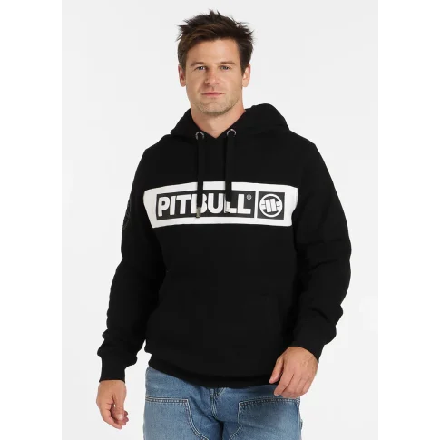 Pit Bull Bluza Z Kapturem Hooded SHERWOOD Black