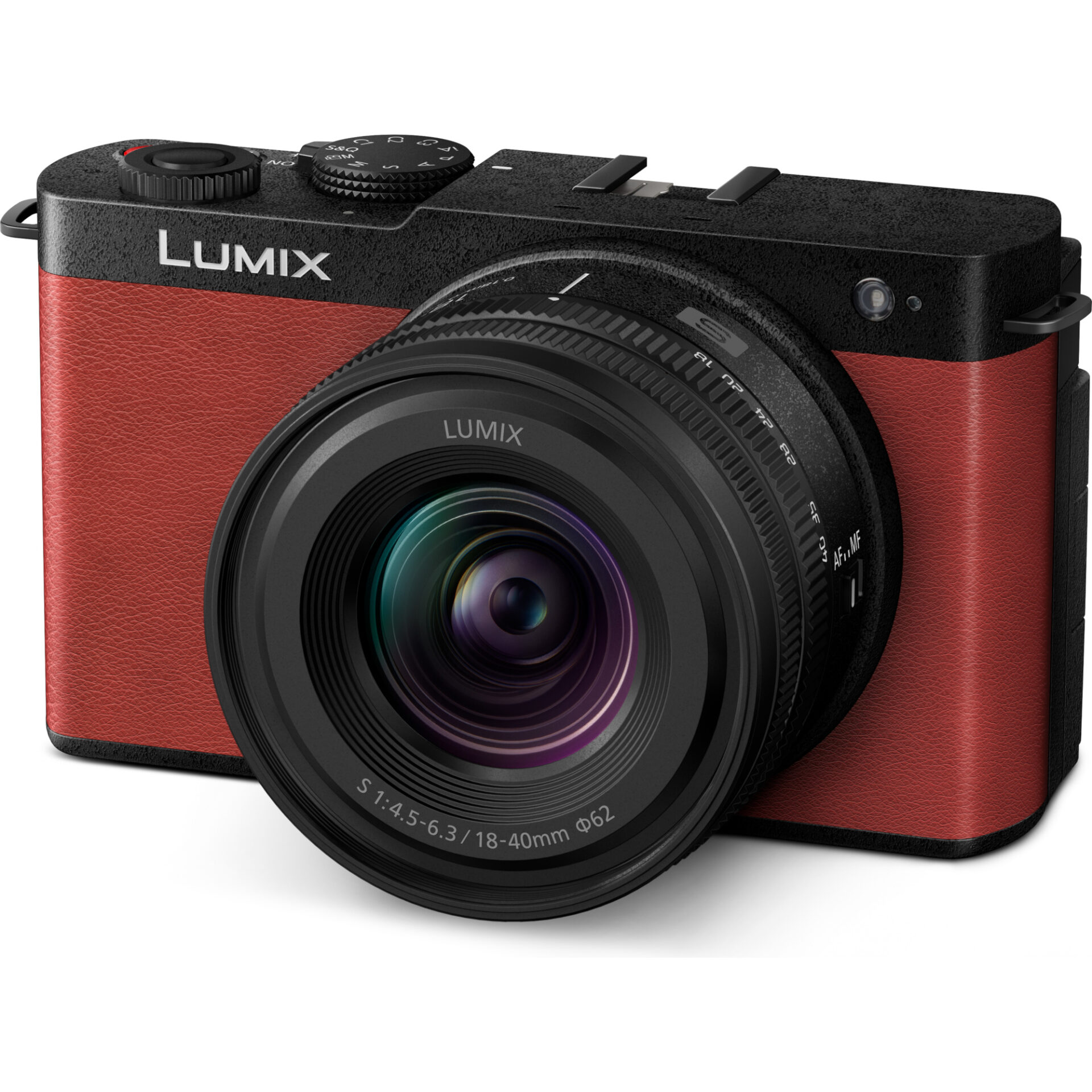 Panasonic DC-S9N + obiektyw S-R1840 czerwony