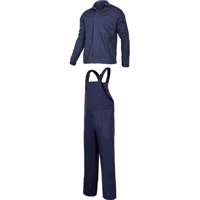LAHTI PRO Ubranie robocze spawalnicze bluza i ogrodniczki XXL c) L4140335 LPL4140335