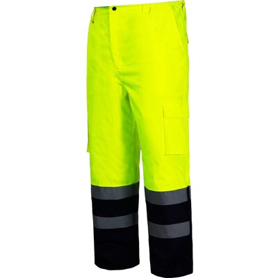LAHTI PRO Spodnie ostrzegawcze ocieplane, żółte, 