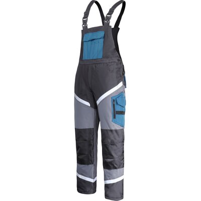 LAHTI PRO Spodnie robocze ogrodniczki ocieplane rozmiar 3XL L4110906 LPL4110906