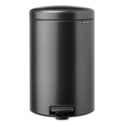 Kosz na śmieci z pedałem BRABANTIA NewIcon 233500 wyjmowane wiadro, nie przepuszcza zapachów, stal 20L Szary
