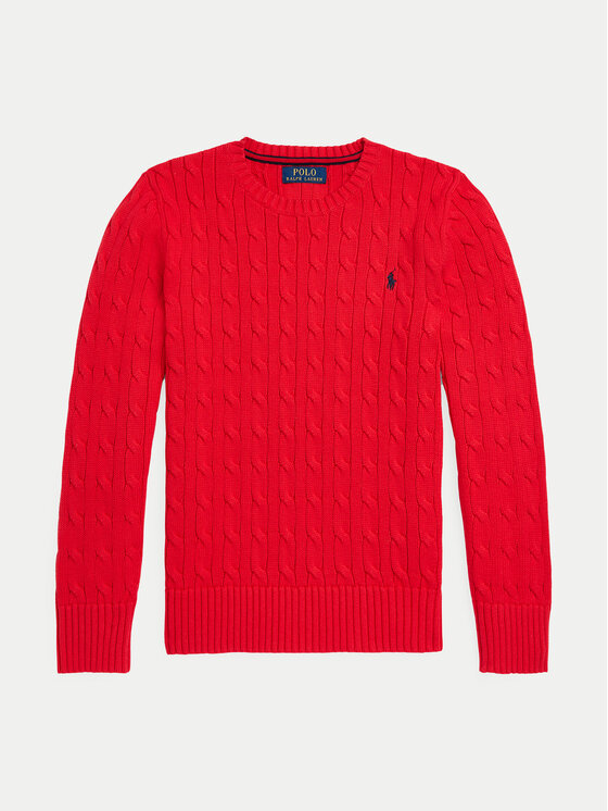 Polo Ralph Lauren Sweter 323702674043 Czerwony Regular Fit