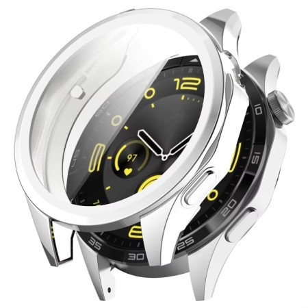SILIKONOWE ETUI DO HUAWEI WATCH GT5 46MM SREBRNE